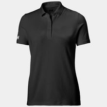 Load image into Gallery viewer, Helly Hansen Women&#39;s Crew Tech Polo Black