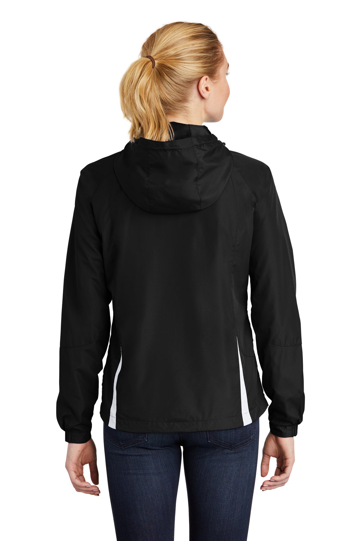 Sport Tek Women's Hooded Raglan Jacket