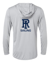 Load image into Gallery viewer, Rhode Island Performance Long Sleeve Hooded T-Shirt
