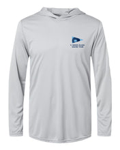 Load image into Gallery viewer, Rhode Island Performance Long Sleeve Hooded T-Shirt