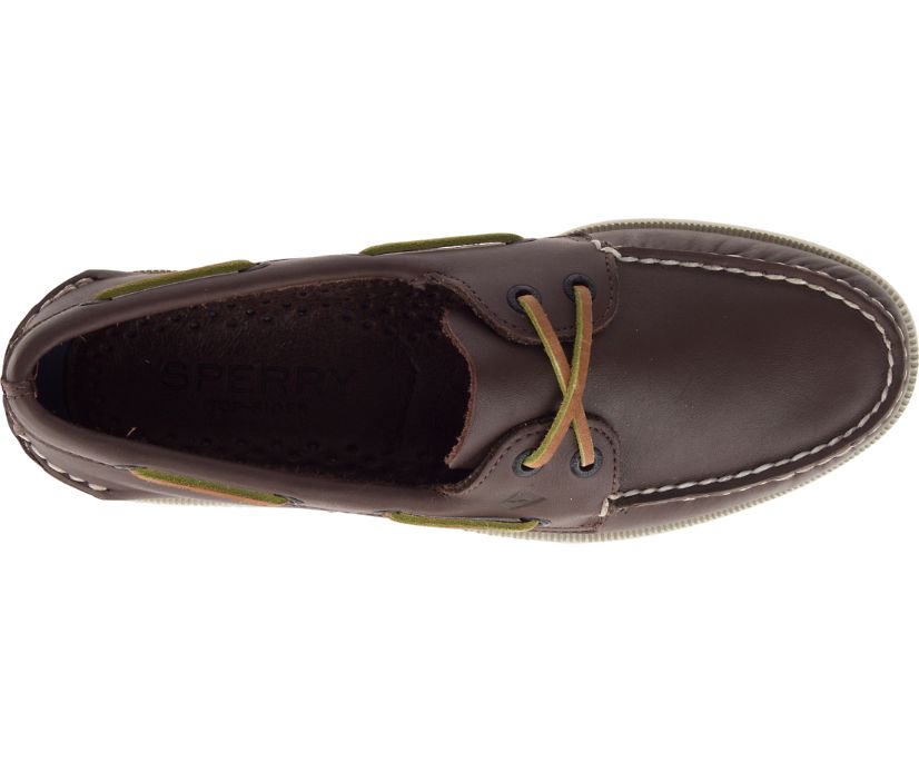 Sperry Men's Authentic Original Leather Boat Shoe Brown