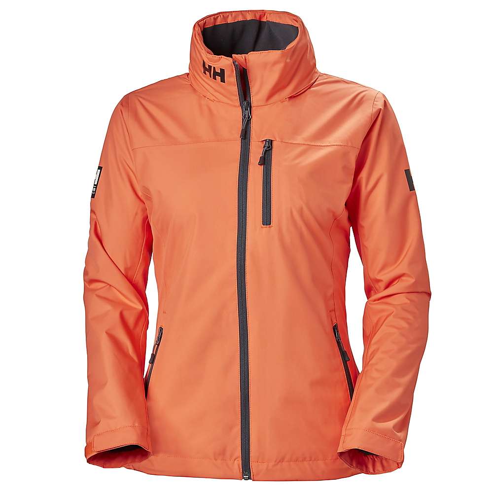 Helly Hansen Women's Crew Hooded Midlayer Sailing Jacket Orange