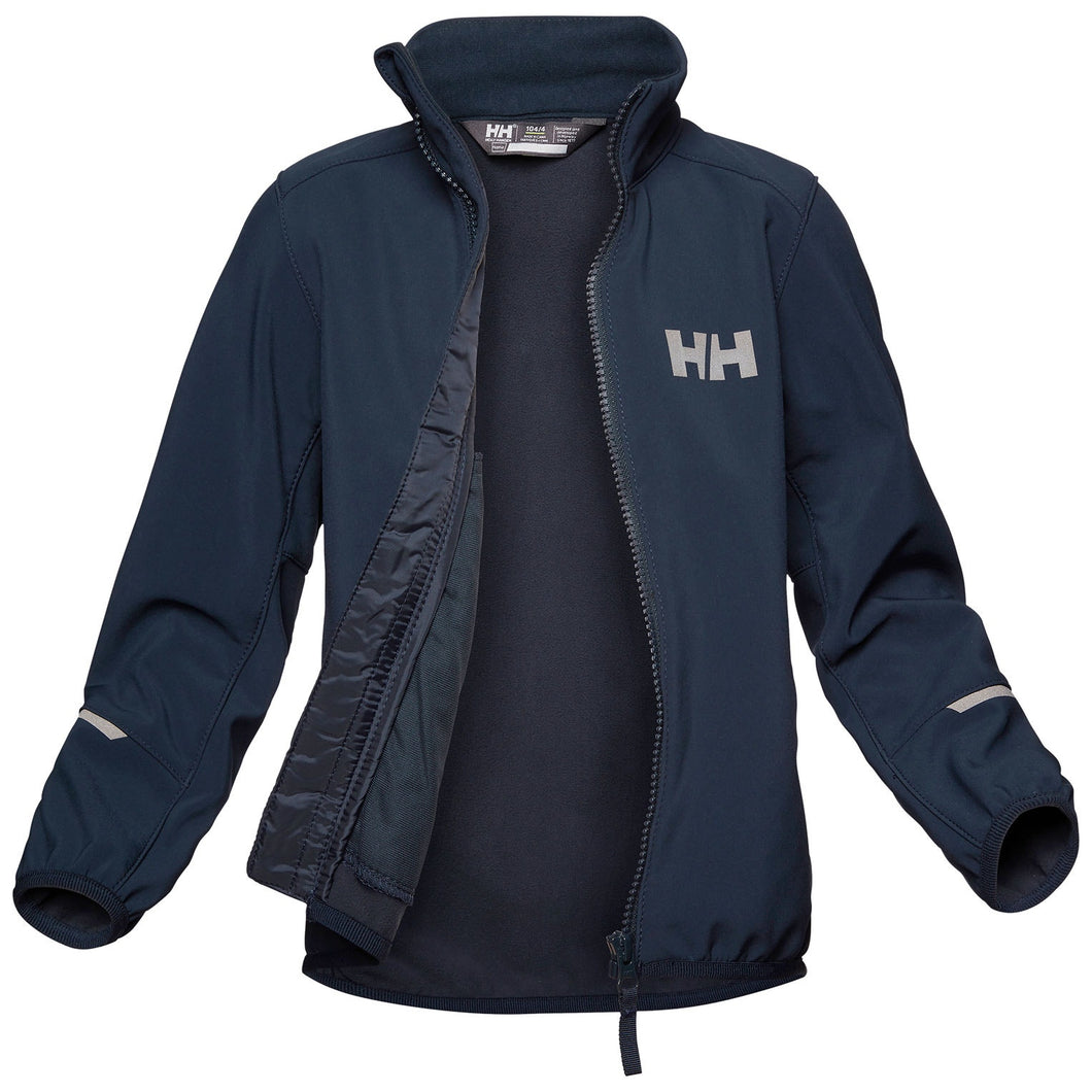 Helly Hansen Kids' Marka Softshell Jacket Navy