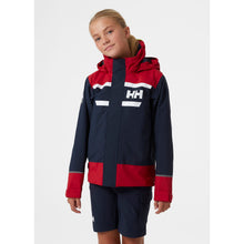 Load image into Gallery viewer, Helly Hansen Juniors&#39; Salt Port 2.0 Sailing Jacket Navy