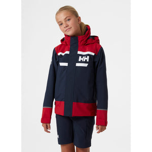 Helly Hansen Juniors' Salt Port 2.0 Sailing Jacket Navy