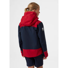 Load image into Gallery viewer, Helly Hansen Juniors&#39; Salt Port 2.0 Sailing Jacket Navy