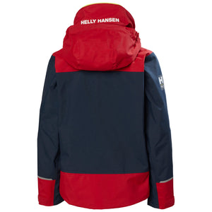 Helly Hansen Juniors' Salt Port 2.0 Sailing Jacket Navy