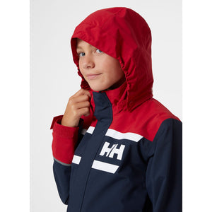 Helly Hansen Juniors' Salt Port 2.0 Sailing Jacket Navy