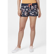 Load image into Gallery viewer, Helly Hansen Women&#39;s Solen Classic Watershorts 2.5&quot; Navy Print