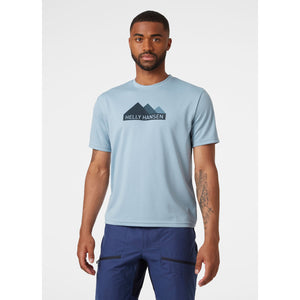 Helly Hansen Men's HH Tech Graphic T-Shirt Dusty Blue