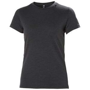 Helly Hansen Women's Lifa Merino Lightweight Tee Ebony