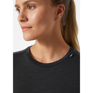 Helly Hansen Women's Lifa Merino Lightweight Tee Ebony