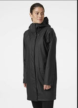 Load image into Gallery viewer, Helly Hansen Women&#39;s Moss Rain Coat Black