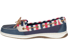 Load image into Gallery viewer, Sperry Women&#39;s Angelfish Stripe Boat Shoe Navy