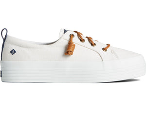 Sperry Women's Crest Triple Platform Sneaker White