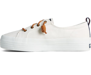 Sperry Women's Crest Triple Platform Sneaker White