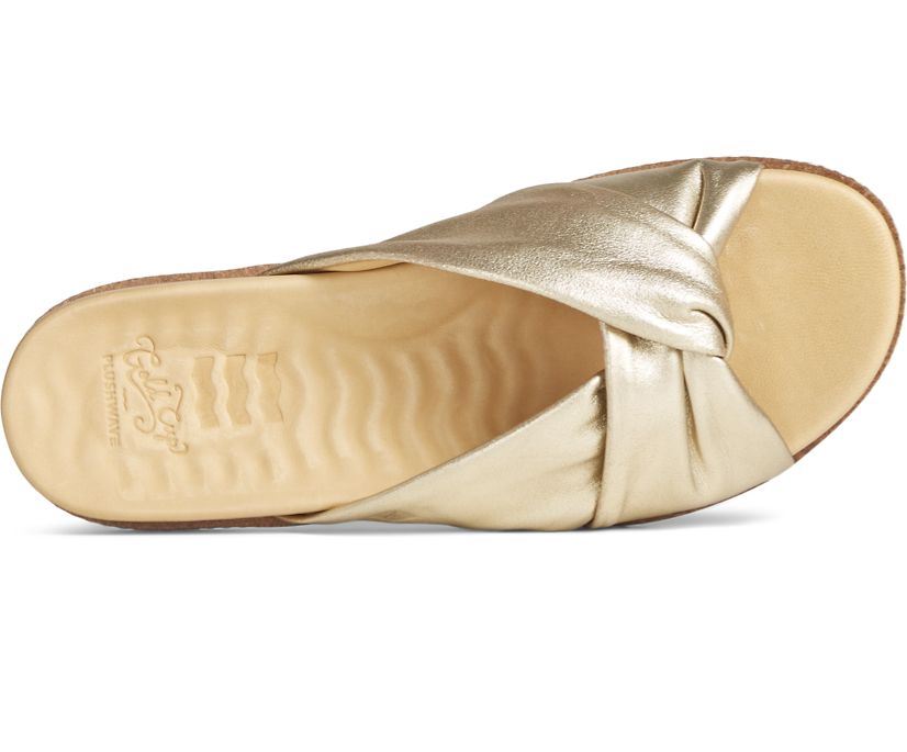 Sperry Women's Gold Cup Waveside PLUSHWAVE Cross Slide Sandal