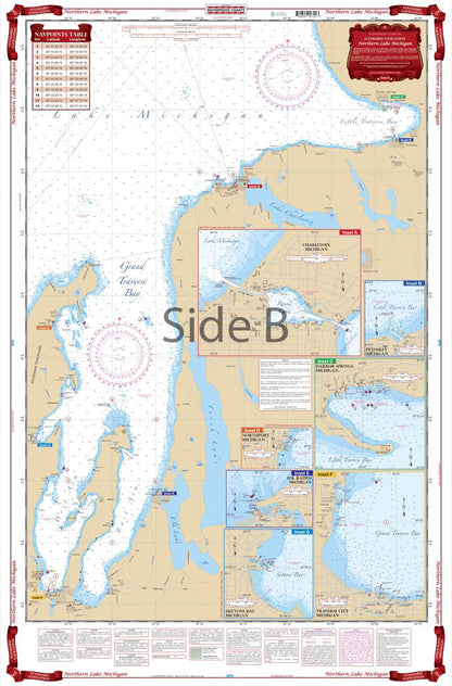 Waterproof Charts Northern Lake Michigan Navigation Chart 72