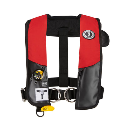 Mustang HIT Hydrostatic Inflatable PFD W/ Harness Red