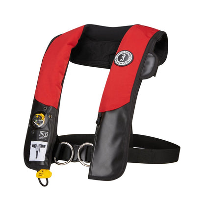 Mustang HIT Hydrostatic Inflatable PFD W/ Harness Red